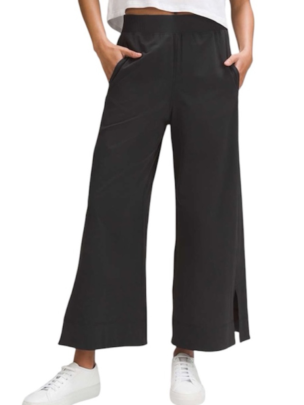Lululemon Stretch Woven Wide Leg Cropped Pants